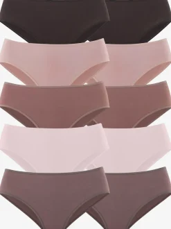Slips jazz lot de 10 panties pratiques
