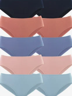 Slips jazz lot de 10 panties pratiques