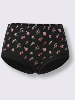 Slip taille haute imprimé mille fleurs