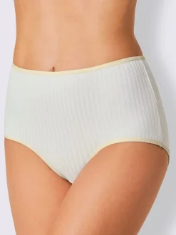 Slip taille haute qualité côtelée