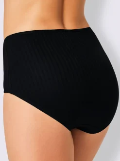 Slip taille haute qualité côtelée