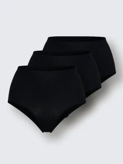 Slip taille haute qualité côtelée