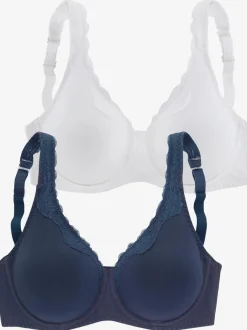 Soutien-gorge à armatures avec bonnets préformés doublés sans coutures (sans garnissage)