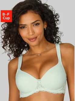 Soutien-gorge à coques avec bonnets préformés sans coutures rembourrés