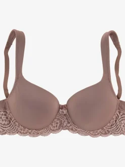 Soutien-gorge à coques avec bonnets préformés sans coutures rembourrés