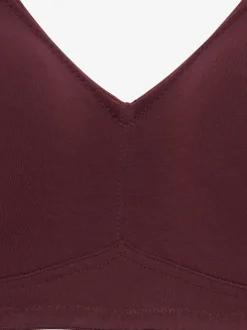 Soutien-gorge doux joli soutien-gorge basique en coton avec bonnets sans coutures et sans garnissage