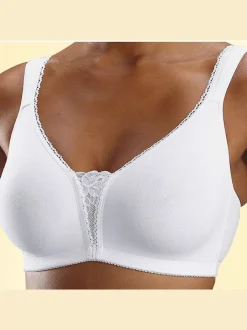 Soutien-gorge doux sans armatures, bonnets préformés sans couture