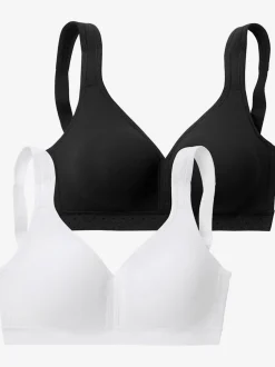 Soutien-gorge doux soutien-gorge basique (sans garnissage) en lot de 2