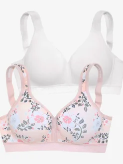 Soutien-gorge doux soutien-gorge basique (sans garnissage) en lot de 2