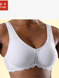 Soutien-gorge large soutien-gorge agréable à porter, sans armatures 100% coton