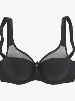 Soutien-gorge minimiseur tendance à armatures et joli accessoire au centre devant