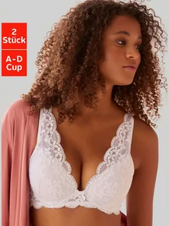 Soutien-gorge push-up lot séduisant de 2 soutiens-gorge push-up avec armatures