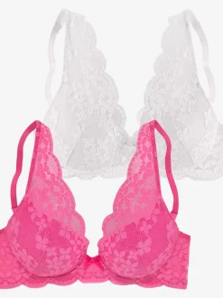 Soutien-gorge push-up lot séduisant de 2 soutiens-gorge push-up avec armatures
