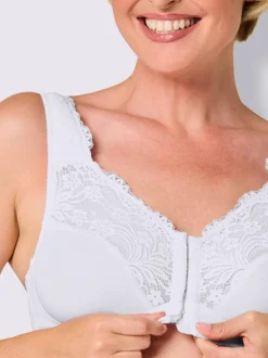 Soutien-gorge sans armatures à fermeture devant bon. a, b, c, d
