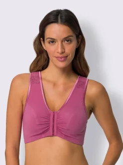 Soutien-gorge sans armatures à fermeture devant bon. c, d, e