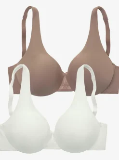 Soutien-gorge spécial t-shirt soutien-gorge à armatures et bonnets préformés sans couture en matière microtouch douce