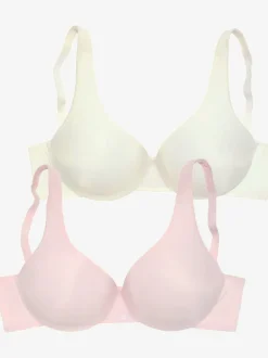 Soutien-gorge spécial t-shirt soutien-gorge à armatures et bonnets préformés sans couture en matière microtouch douce