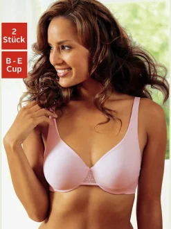 Soutien-gorge spécial t-shirt soutien-gorge à armatures et bonnets préformés sans couture en matière microtouch douce