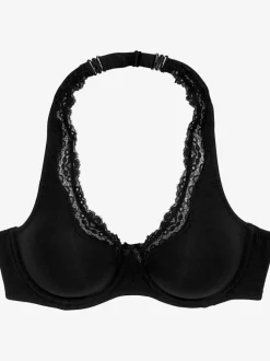 Soutien-gorge tour de cou à armatures, jolie bordure en dentelle