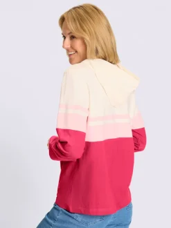 Sweatshirt capuche avec coulisse et lien à nouer