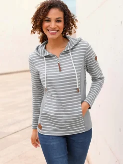 Sweatshirt à capuche pur coton