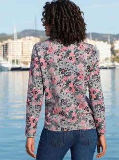 Sweat-shirt féminin col roulé