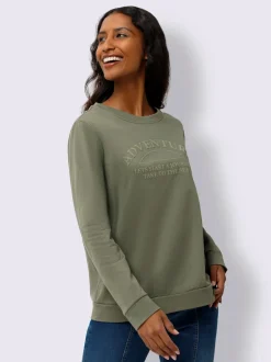 Sweatshirt impression caoutchoutée douce