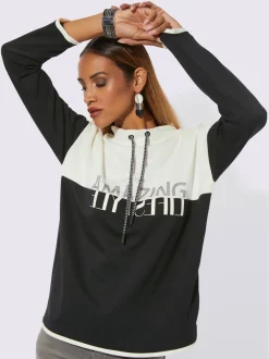 Sweatshirt mélange de modal doux