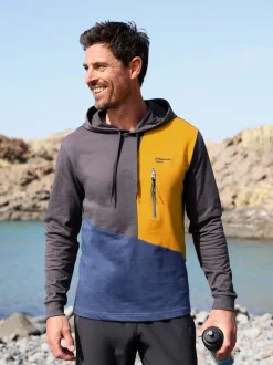 Sweatshirt poche poitrine à glissière