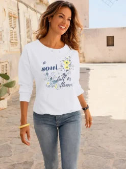 Sweatshirt pur coton