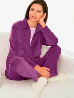 Tenue détente chandail en velours ras