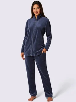 Tenue détente chandail en velours ras