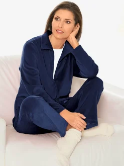 Tenue détente chandail en velours ras