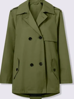 Trench-coat coupe plus longue au dos