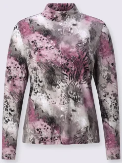 T-shirt à col montant qualité viscose douce