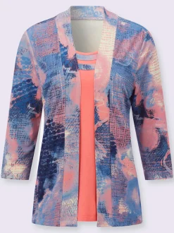 T-shirt 2 en 1 viscose douce et fluide