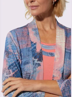 T-shirt 2 en 1 viscose douce et fluide