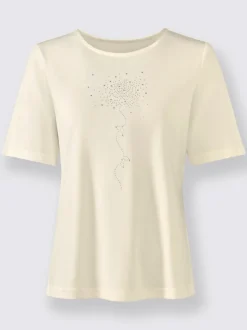T-shirt à encolure ronde 50% modal