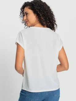 T-shirt à encolure ronde imprimé floral