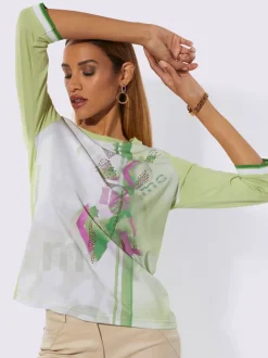 T-shirt à encolure ronde mélange de modal doux