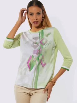 T-shirt à encolure ronde mélange de modal doux