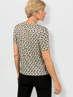 T-shirt à encolure ronde qualité jersey fluide et douce