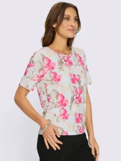T-shirt à encolure ronde qualité viscose douce