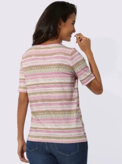 T-shirt à encolure ronde viscose