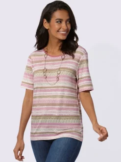 T-shirt à encolure ronde viscose
