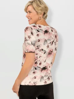 T-shirt à encolure ronde viscose
