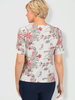 T-shirt à encolure ronde viscose