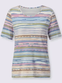 T-shirt à encolure ronde viscose