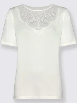 T-shirt à encolure ronde viscose