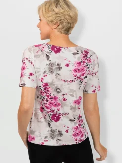 T-shirt à encolure ronde viscose